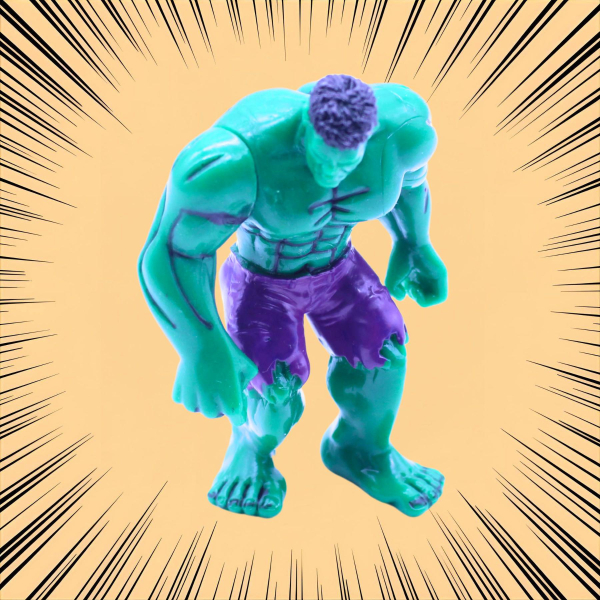 Hulk Mini-Figur 2003 Marvel Vintage | 7 cm Sammelfigur | hoppla-stuff.de